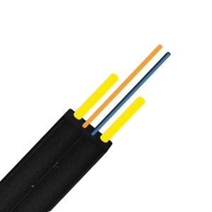 Wholesale Ftth Outdoor 2 Core G657a Fiber Optic Drop Cable 2.0*3.4 Mm Diameter With Lszh Jacket from china suppliers