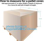 48 x 48 x 96" 1 Mil ldpe Clear Pallet Covers, Eco-friendly Reusable Pallet Wrap