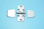 Silver Stainless steel hinges building hardware