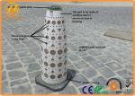 Qatar Standard Traffic Safety Equipment / Solar Traffic Cone Solar Lights , Long