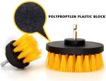 PP Base 5PC Cleaning Drill Brush Set For Car Washing Long Operate Life