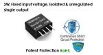 2W 5VDC Auto DC Converter Module Unregulated Isolated Fixed Input Voltage