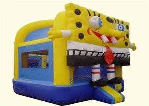 China Safe Commercial Cute Spongebob Inflatable Bouncer House For Children on sale