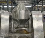 Double Cone Rotary Conical Vacuum Rotary Dryer Machine For Vegetables Sugar Salt