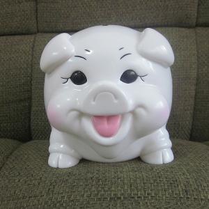 Wholesale Happy pig plastic piggy bank, rubber money box promotional toys made in shenzhen from china suppliers