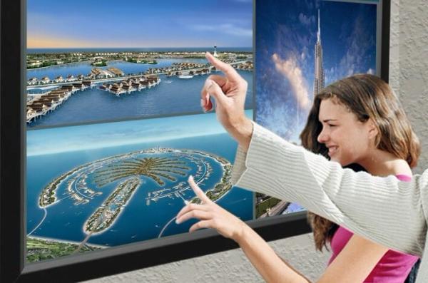 IR 10 Point Multi Touch Panel With USB Cable / 100MA Pure Glass Infrared Touch