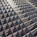 6x6 Reinforcing Welded Wire Mesh Panels for Dog Cage Silver and Corrosion