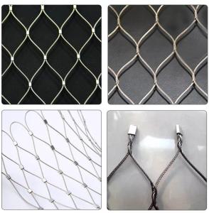 Wholesale Stainless steel wire rope mesh net / slope protection network from china suppliers