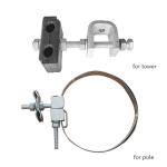 Preformed Tension Clamp for ADSS Fiber Optic Cable on Hot Dip Galvanized Flat