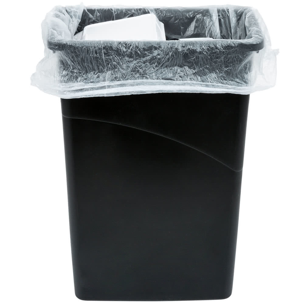 Clear Film Disposable Garbage Bags , Customized Small White Garbage Bags