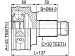 31607529201Q Transmission Parts C.V Joint for