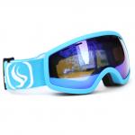 Popular Winter Outdoor Children'S Ski Goggles , Blue Photochromic Ski Goggles
