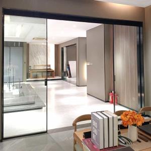 Wholesale High-value Narrow-edge Sliding Door 2.0mm Thickened Profile + Three Track Linkage Combining Safety With Minimalist Aesthetics from china suppliers