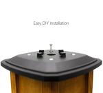 6 X 6 4 X 4 0.12W Solar Led Post Cap Light
