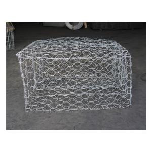 Wholesale Hexagonal Hole Shape Galvanized Gabion Cage Box for Retaining Wall and River Construction from china suppliers