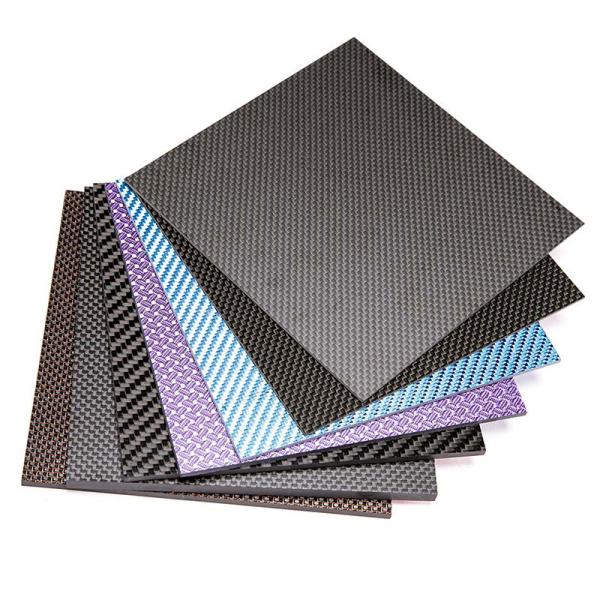 240x240mm 3K Carbon Fiber Plate Thickness 0.5 - 6mm High Temperature Carbon