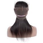 360 Lace Frontal Closure 100% Real Human Hair Extensions Straight For Ladys