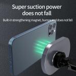 Iphone 3 In 1 Magnetic Wireless Charger ABS 5W 7.5W 10W 15W Air Vent Holder