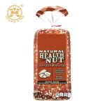 Greaseproof 750g Bakery Bread Packaging White Kraft Stand Up Pouches With Window