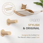 Canvas padded Wall Mounted Cat Hammock Bed 21'' width 18.5'' depth Cat Climbing
