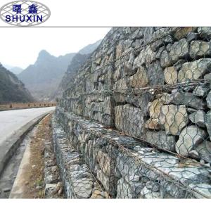 Wholesale Hexagon Double Galvanized 3mm Gabion Mesh Basket Preventing Rain Retaining Wall from china suppliers