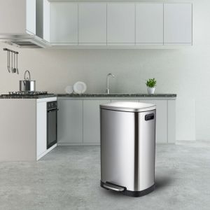 Wholesale Smudge Proof 50L Stainless Steel Trash Bin from china suppliers