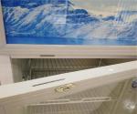 298L vertical double door double temperature display beverage cooler/beverage