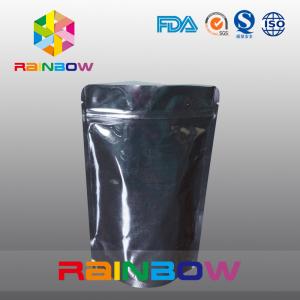 Wholesale Customized Printed Aluminum Foil Pouch Packaging For Protein Powder , Black from china suppliers