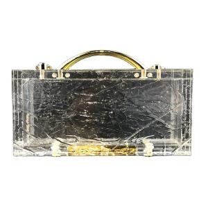 Wholesale Unisex Acrylic Hand Bag Small Square Transparent Box Bag for Women Dinner Chain Crossbody from china suppliers