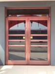 Customized Push Pull Double Glazed Patio Doors 72x80 French Door For KFC