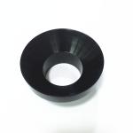 Oil And Gas Rubber Packer Cup Black Color Ageing Resistance Weather Resistant
