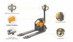 High Efficiency Walkie Electric Pallet Truck , 1.5 Ton Capapcity Automatic