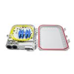 High Impact Plastic FTTH Equipment 8 16 Cores 24 FTTH Drops Fiber Optic Splitter