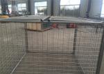 1500mm x 2000mm x 2000mm large size rubbish cage hot dipped galvanized rubbish