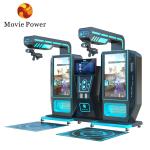 Shooting Machine Virtual Reality Gun Arcade Machine 2 Player Amusement Ride 9d