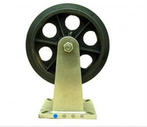 China 1500 Pound Heavy Duty PU Wheels 8 Inch Polyurethane Castor Wheel on sale
