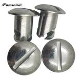 Universal Steel Quarter Turn Dzus Dome Head Buttons Silver Grip .500" for Sprint