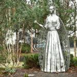 Custom Stainless Steel Statue Medium Size Metal Outdoor Witch Statue