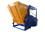Self Loading Vertical Shaft Concrete Pan Mixer 0.5m3 For Block Precast Industry