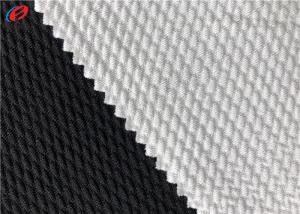 China Bullet Weft Knitted Jacquard Stretch Polyester Spandex Fabric on sale