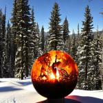 6mm Thickness Round Fire Bowl Outdoor Fireplace With 1 Year Warranty
