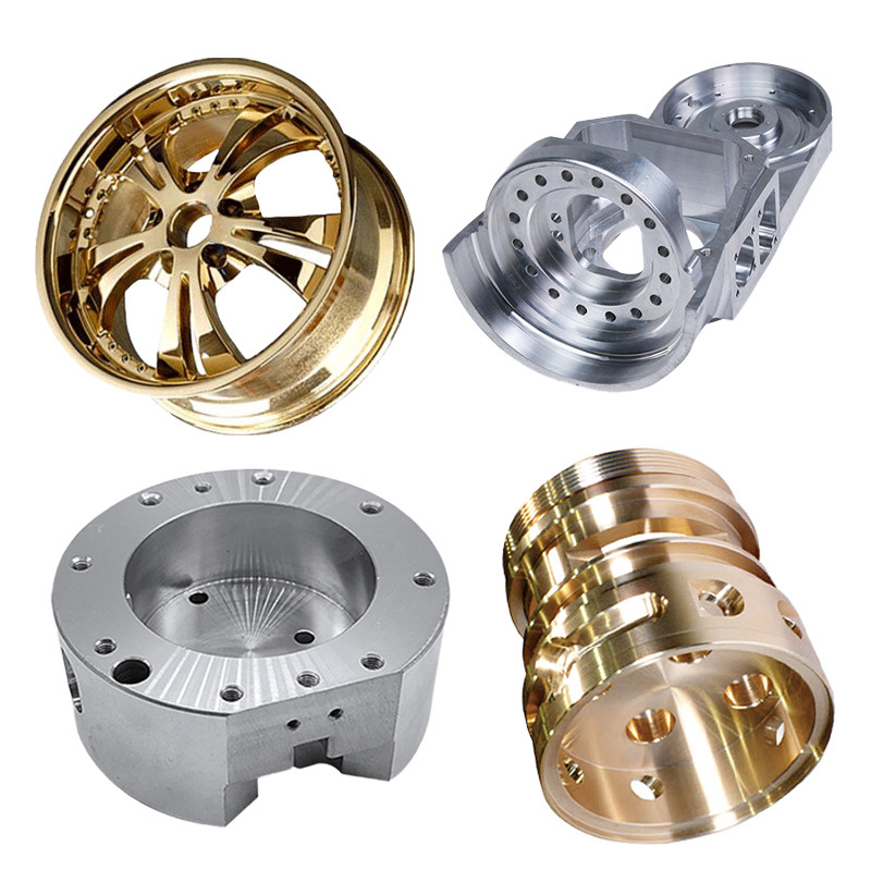 Aluminum Custom CNC Machined Metal Parts Industrial Automation 5 Axis