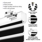 100% Polyester Elegance Zebra Blinds Fabric For Window Dual Blinds