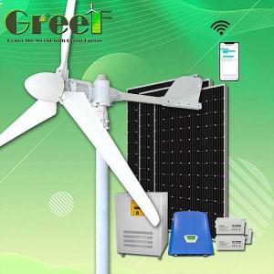 Wholesale Rooftop Wind Hybrid System Horizontal Axis Wind Turbine 20KW from china suppliers