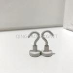Sintered NdFeB Hook Magnet, N35,16KGS, Permenent Hook Magnets in White Color