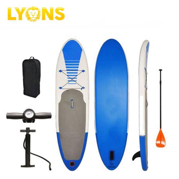 Durable Summer Inflatable Water Toys / Giant Blue Inflatable Stand Up Paddle