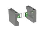 Face Recognition 0.2s SS304 Swing Barrier Turnstile 30Persons/Min