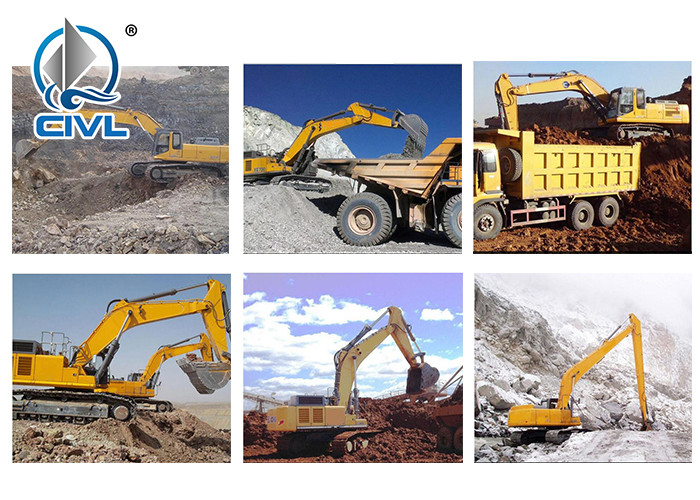 CVXE150D Medium 15T 13.5T 20T Hydraulic Crawler Excavator