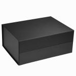 Middle Pink Folding Gift Box Book Shaped Paper Rigid Packaging Box Matt