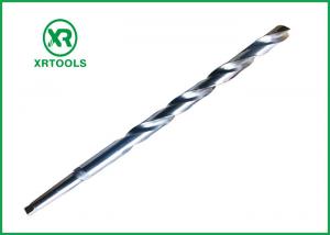 China White Finish Morse Taper Drill Bits , Extra Long Tapered Drill Bits For Metal on sale
